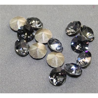 Swarovski Crystal Pointy Back Silver Night SS29