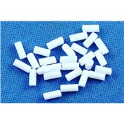 Bugle Joblot White Opaque 4mm - Minimum 12g