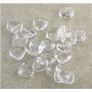 Rose Petals 8x7mm Crystal ea