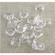 Rose Petals 8x7mm Crystal ea