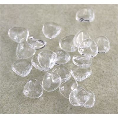 Rose Petals 8x7mm Crystal ea