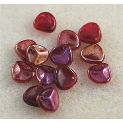 Rose Petals 8x7mm Twilight - Siam Ruby ea