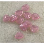 Rose Petal 8x7mm Milky Pink ea