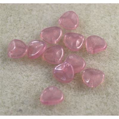 Rose Petal 8x7mm Milky Pink ea