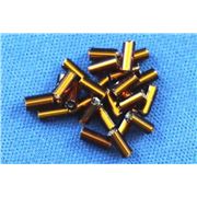 Bugle Topaz Silver Lined 4mm - Minimum 12g