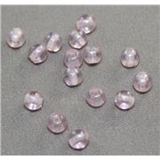 Tiffany Round Lustered Amethyst Transparent 4mm per gram