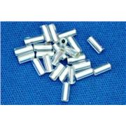 Bugle Clear Silver Lined 4mm - Minimum 12g