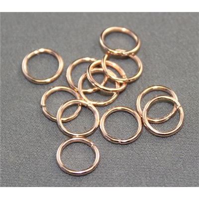 Jump Ring Rose Gold 8mm ea