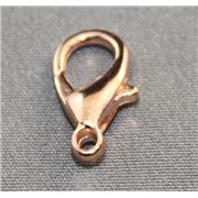 Lobster Clasp Rose Gold 15x9mm ea