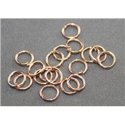 Jump Ring Rose Gold 7mm ea