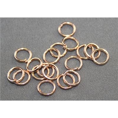 Jump Ring Rose Gold 7mm ea