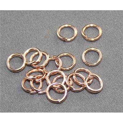 Jump Ring Rose Gold 6mm ea
