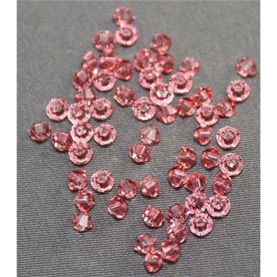 Swarovski Crystal 5328 Bicone Rose Peach 3mm 