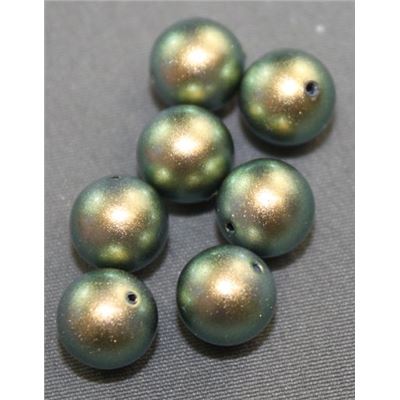 Swarovski Crystal 5810 Pearl Iridescent Green 8mm 