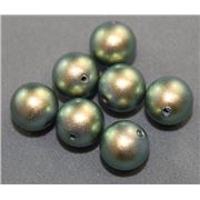 Swarovski Crystal 5810 Pearl Iridescent Green 10mm 