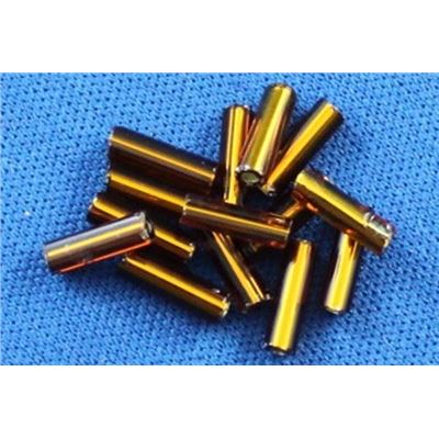 Bugle Topaz Silver Lined 6mm - Minimum 12g