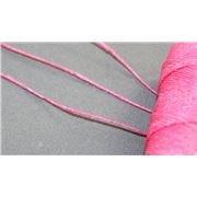 Irish Linen Waxed Hot Pink  1m per metre