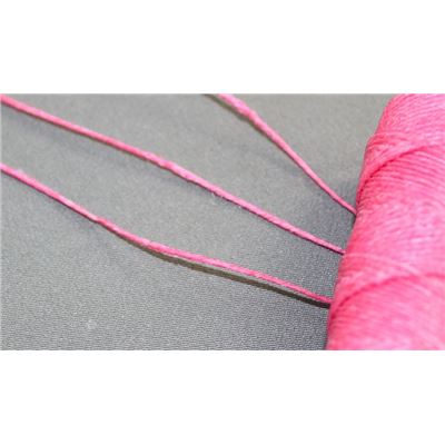 Irish Linen Waxed Hot Pink  1m per metre