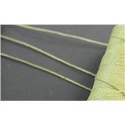 Irish Linen Waxed Celery Green  1m per metre