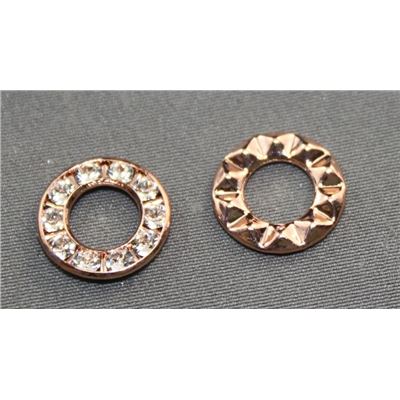 Swarovski Crystal Ring  Crystal /Rose Gold 13mm 