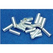Bugle Clear Silver Lined 6mm - Minimum 12g