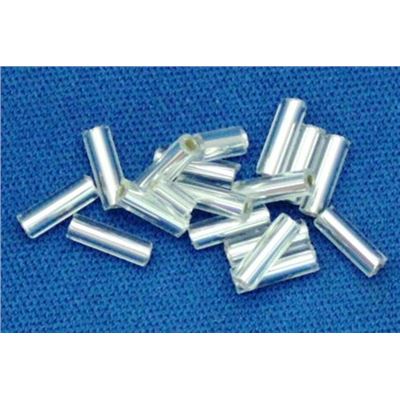 Bugle Clear Silver Lined 6mm - Minimum 12g