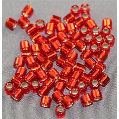 Delica DBL-0043-50 S/L Red Orange 8/0 - Minimum 5g