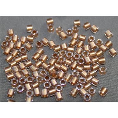 Delica DBL-0901-50 Sparkling Gold Lined Lined 8/0 - Minimum 5g