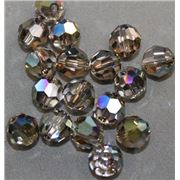 Swarovski Crystal 5000 Round Iridescent Green 8mm 