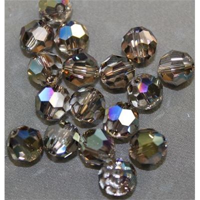 Swarovski Crystal 5000 Round Iridescent Green 8mm 