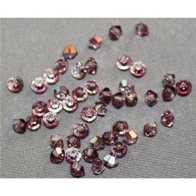 Swarovski Crystal 5328 Bicone Lilac Shadow 3mm 