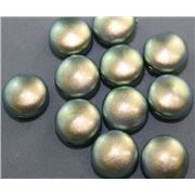 Swarovski Crystal 5860 Coin Pearl Iridescent Green 14mm 