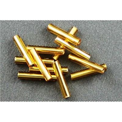 Bugle Gold Silver Lined 12mm - Minimum 12g