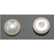 Swarovski Crystal 5817 Half Drilled Button Pearl Creamrose Light 16mm 
