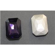 Crystal Cabochons 18x13x5mm Purple Velvet ea.