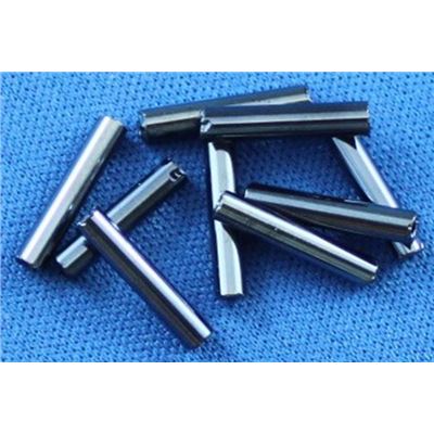 Bugle Gunmetal Silver Lined 12mm - Minimum 12g