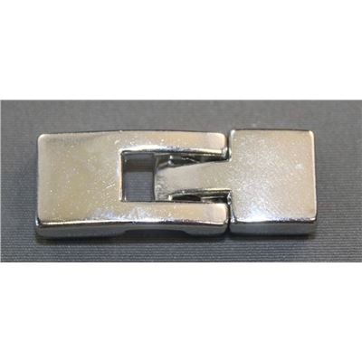 Small Hook Clasps Silver (for leather bracelet) ea