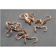 Callotte End Closing 5mm Rose Gold (per pair)