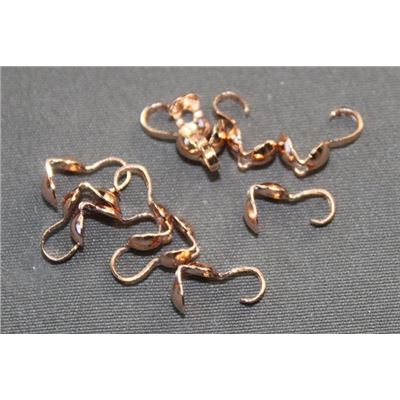 Callotte End Closing 5mm Rose Gold (per pair)