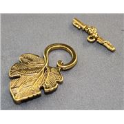 Clasp - Toggle Grape Gold 38mm ea