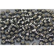 Toho Seed Bead Silver Lined Grey 6/0 - Minimum 12g
