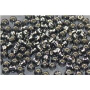 Toho Seed Bead Silver Lined Grey 6/0 - Minimum 12g