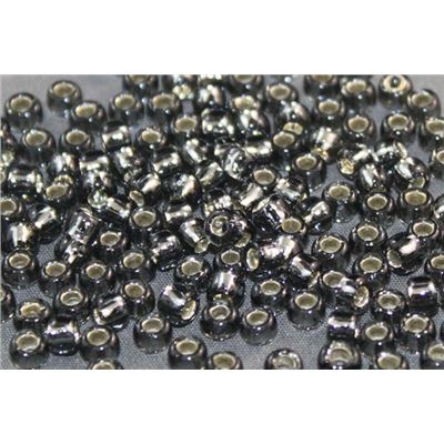 Toho Seed Bead Silver Lined Grey 6/0 - Minimum 12g