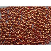 Toho Seed Bead Gold Lustered African Sunset 8/0 - Minimum 12g