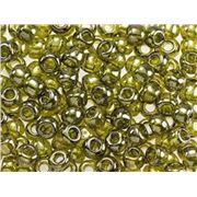 Toho Seed Bead Gold Lustered Green Tea 8/0 - Minimum 8g