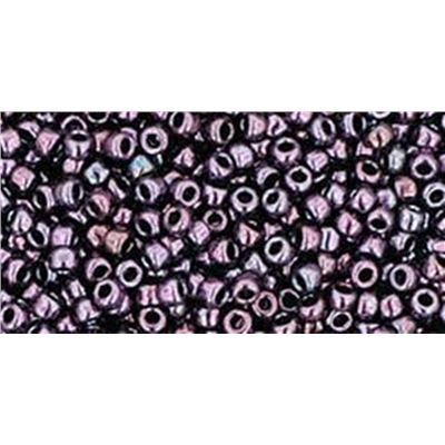 Toho Seed Bead Metallic Amethyst Gunmetal 11/0 - Minimum 8g