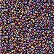 Toho Seed Bead Opaque Rainbow Oxblood 11/0 - Minimum 8g