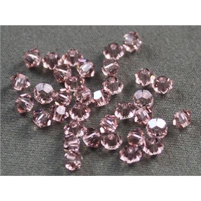Swarovski Crystal 5328 Bicone Vintage Rose 3mm 