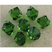 Swarovski Crystal 6328 Bicone Pendant Fern Green 8mm 