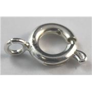Clasp Bolt Ring Silver 7mm ea